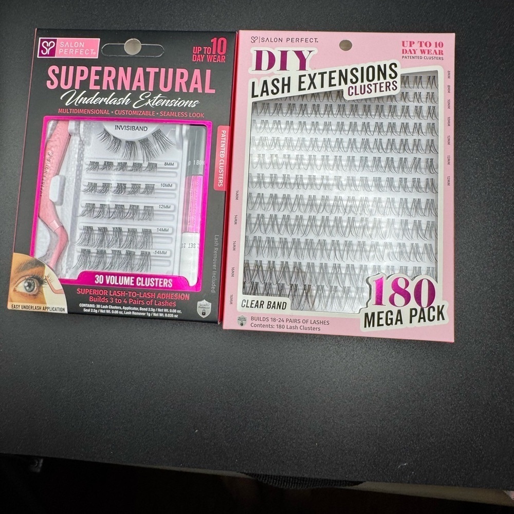 Supernatural and DIY Lash Extensions Set Both new in box never opened